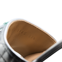 Christian Dior Lady Dior Heels Slide Lambskin Silver In Size 37 1/2