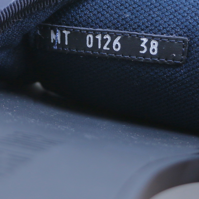 Christian Dior Rubber Macrocannage Dio(r)evolution Slides Blue Size 38