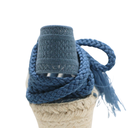 Christian Dior Granville Wedge Espadrille in Blue In Size 38