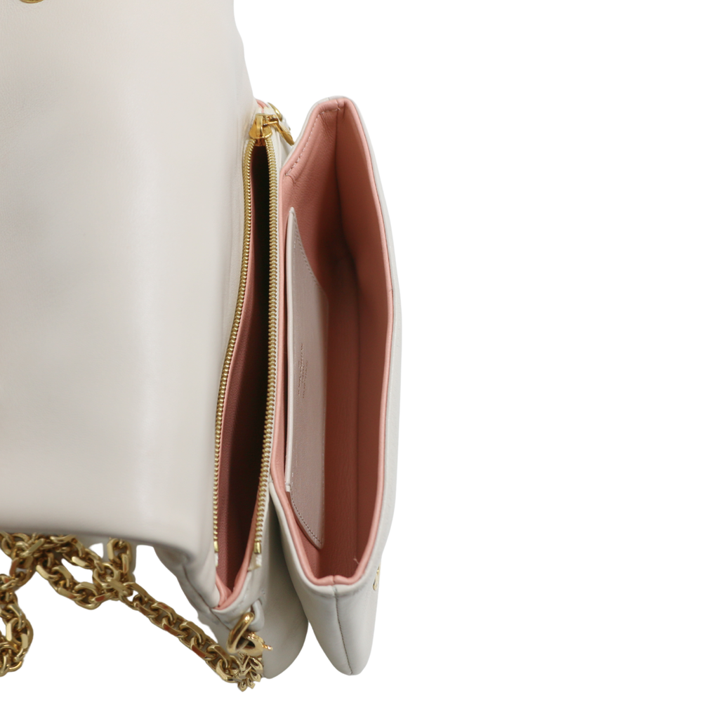 Louis Vuitton Lambskin Embossed Monogram Pochette Coussin