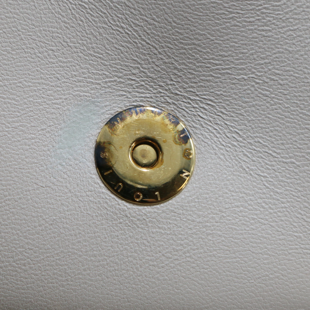 Louis Vuitton Lambskin Embossed Monogram Pochette Coussin