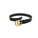 Gucci 2015 Re-Edition Wide Leather Belt 400593 Size 80 32