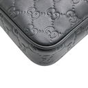 Gucci GG Emblem Medium Crossbody Bag Black 850214