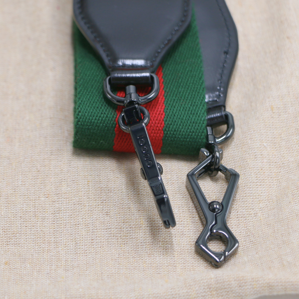 Gucci Bamboo 1947 Medium Bag in Black Leather 672206