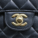 Chanel Classic Caviar Double Flap Medium Bag 