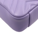 Gucci GG Marmont small shoulder bag in Light Purple Leather 837280