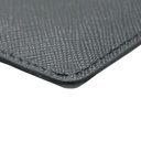 Prada Leather Triangle Cardholder Black