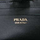 Prada Leather Triangle Cardholder Black