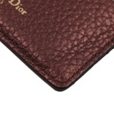 Christian Dior Leather Cardholder Brown