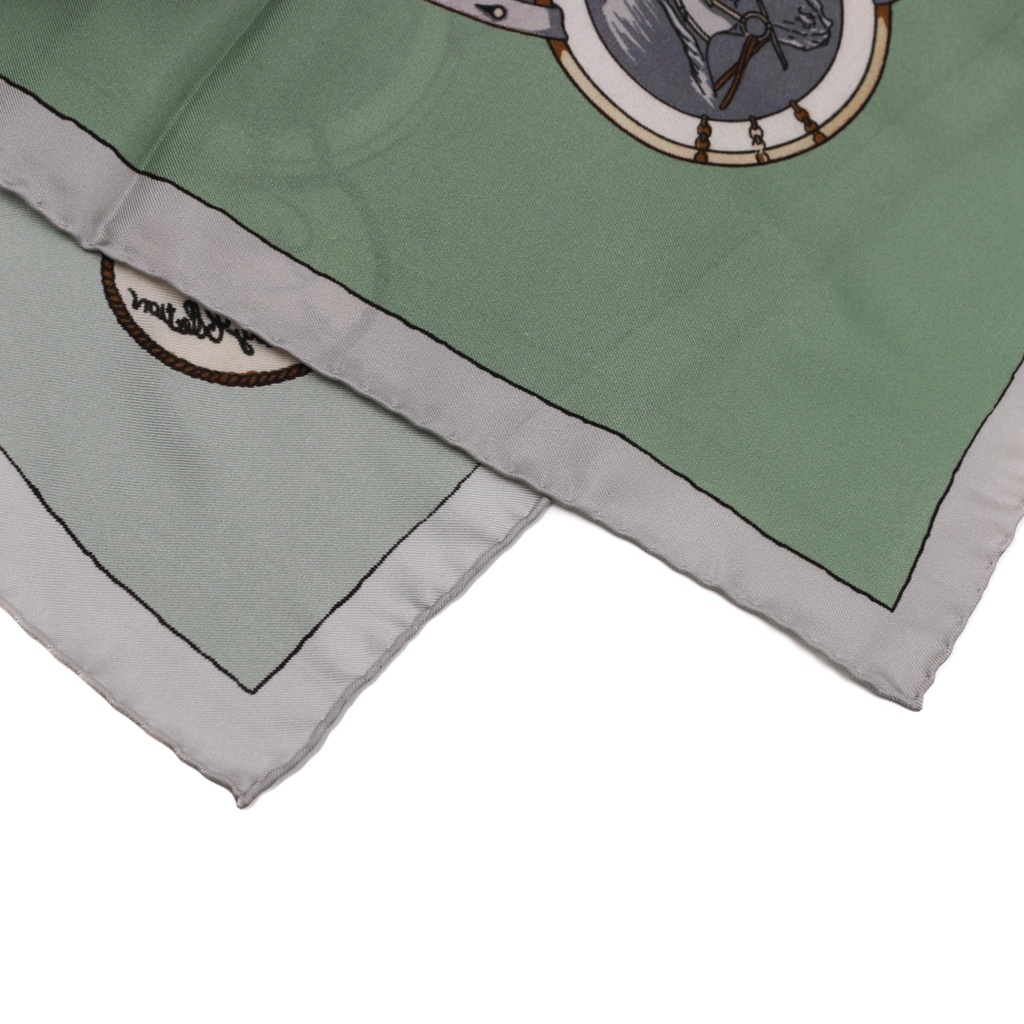 Gucci Light Green GG Knitted Scarf Size 90x90