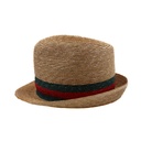 Gucci Small Woven Straw Bucket Beige 434760