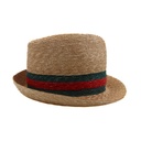 Gucci Small Woven Straw Bucket Beige 434760