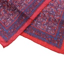 Gucci Pink GG Floral Knitted Scarf Red/Sky Blue Size 90x90 758978