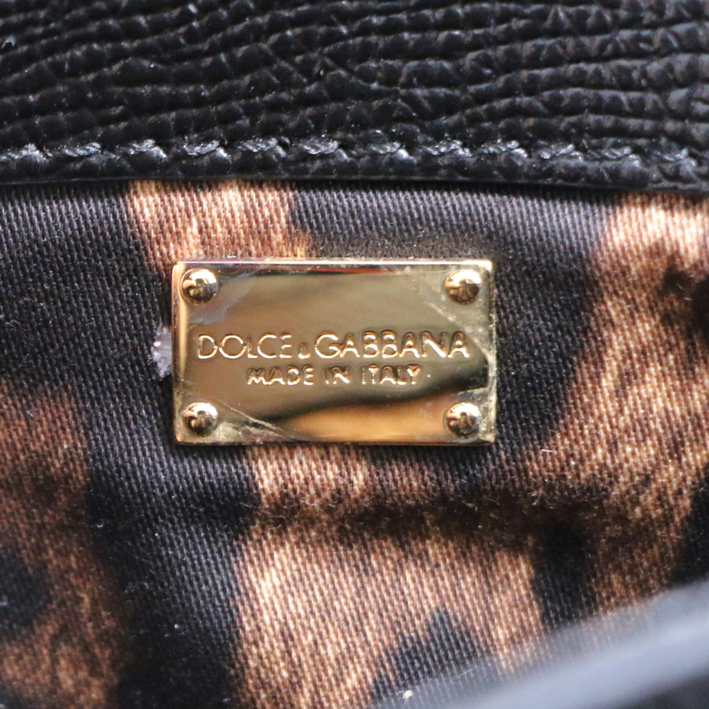 Dolce And Gabbana Mini Sicily Black