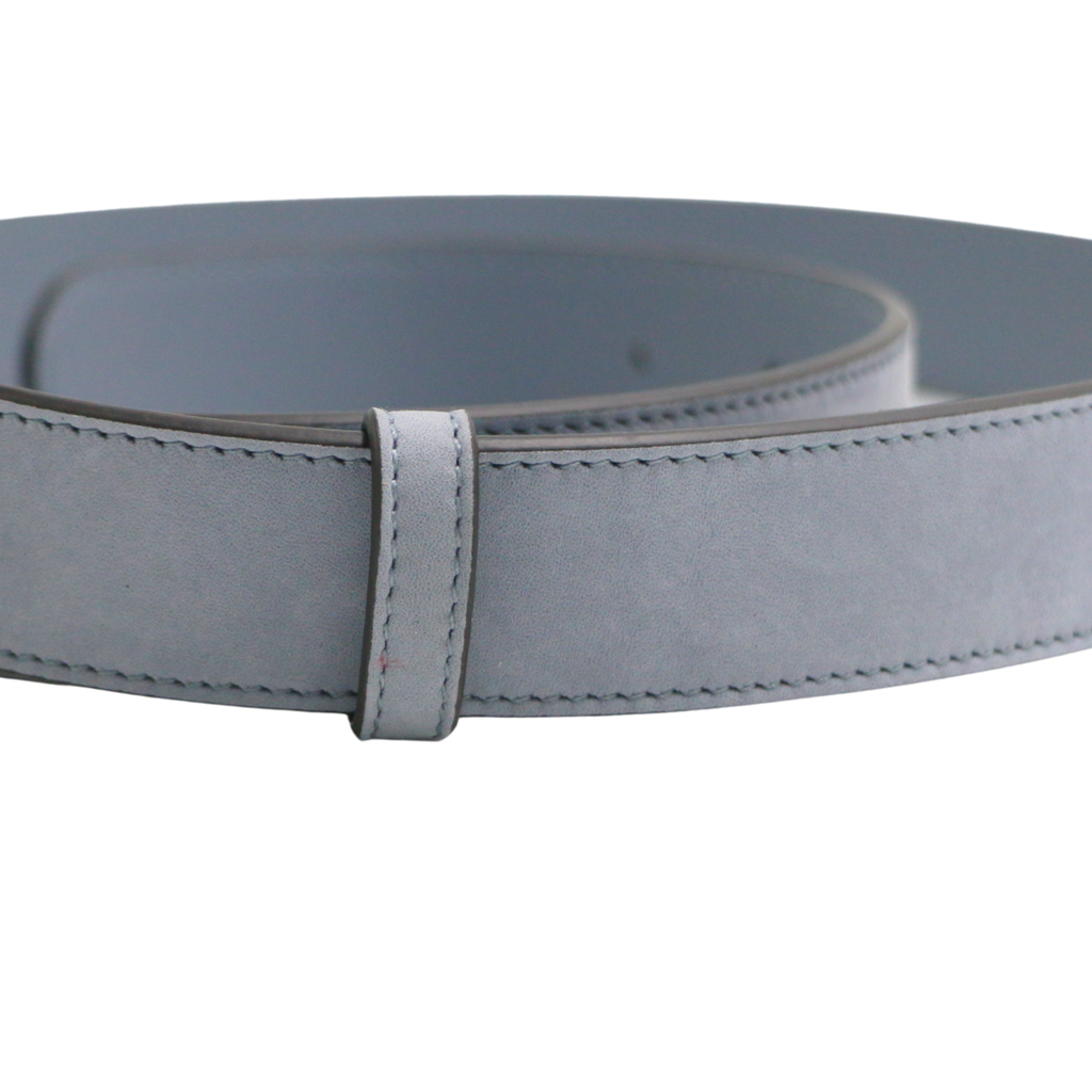 Gucci GG Thin Belt With Silver Buckle 625839 In Size 90 36