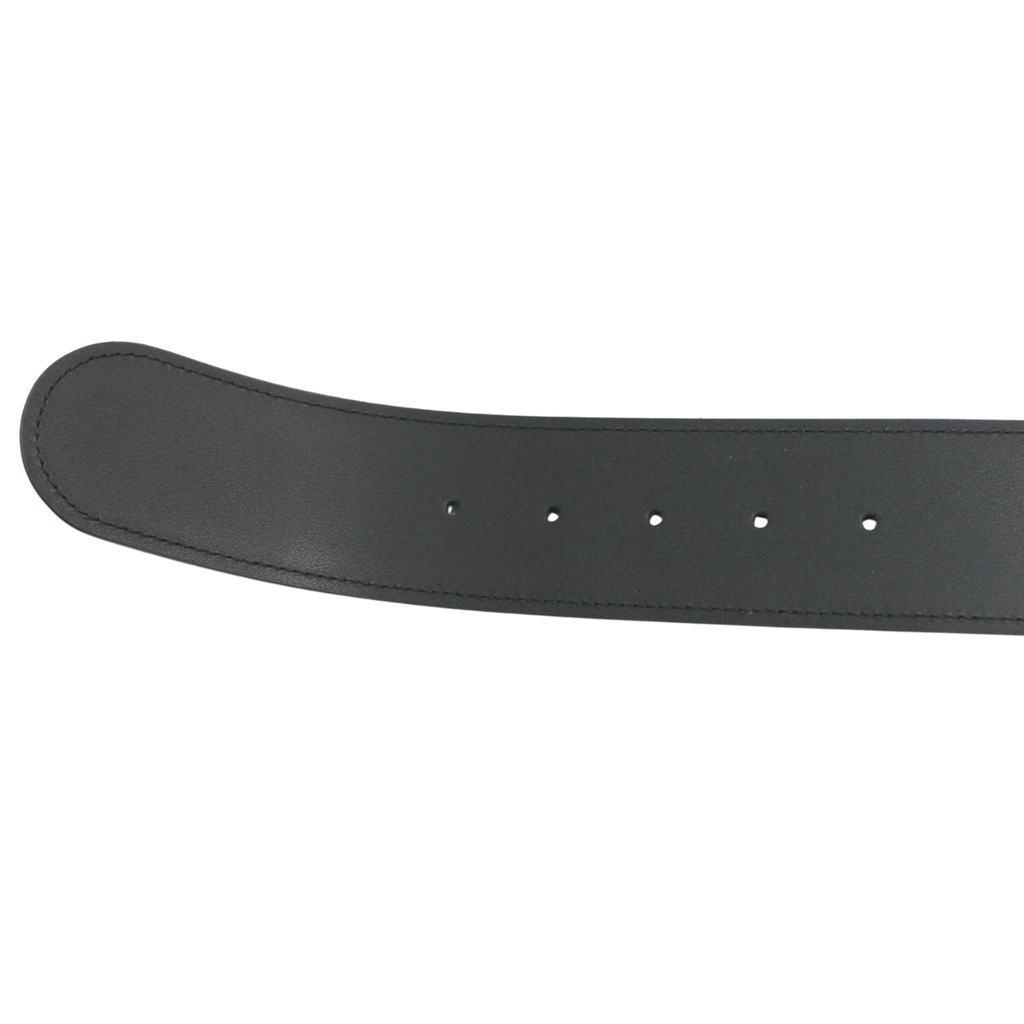 Gucci Black Wide Leather Belt 400593 Size 100 40
