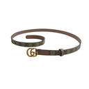 Gucci Leather Belt With Double G Buckle 115 46 409417