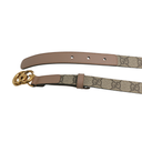 Gucci Leather Belt With Double G Buckle 115 46 409417