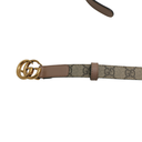 Gucci Leather Belt With Double G Buckle 115 46 409417