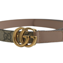 Gucci Leather Belt With Double G Buckle 115 46 409417