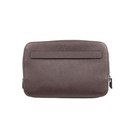 Prada Brown Saffiano Leather Pouch