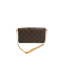Louis Vuitton Monogram Pochette Felicie Chain Wallet Fuchsia