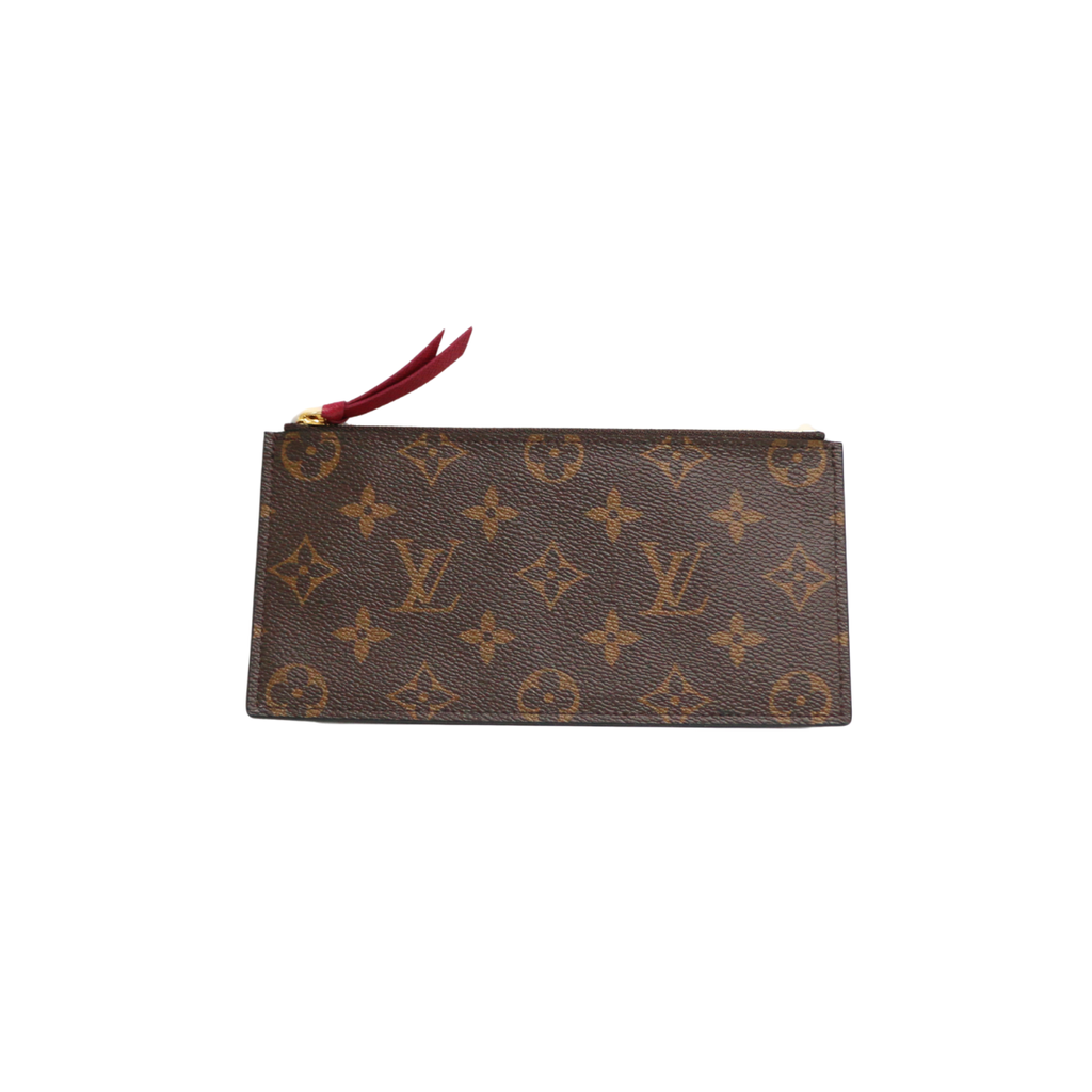 Louis Vuitton Monogram Pochette Felicie Chain Wallet Fuchsia