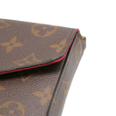Louis Vuitton Monogram Pochette Felicie Chain Wallet Fuchsia