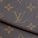 Louis Vuitton Monogram Pochette Felicie Chain Wallet Fuchsia