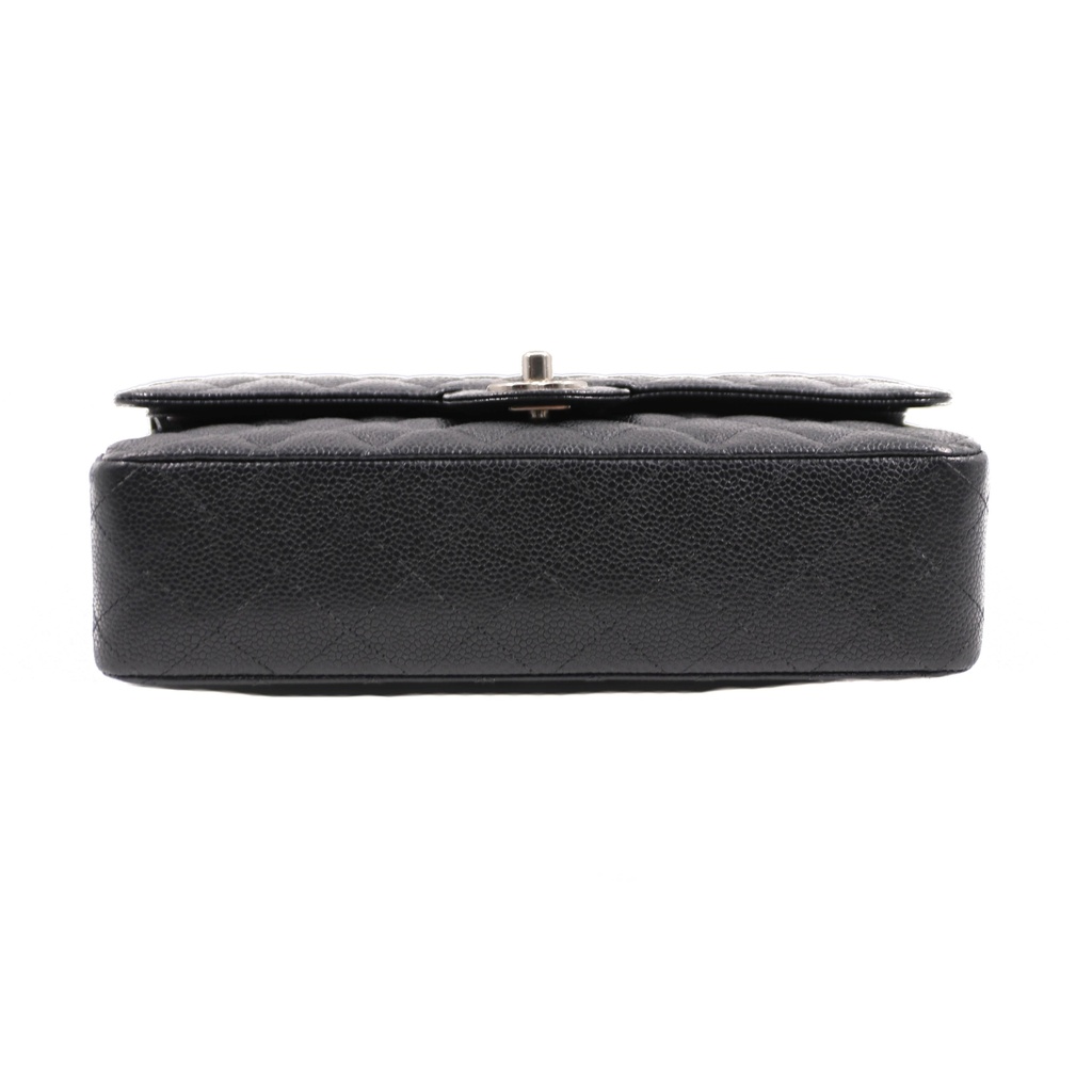 Chanel Classic Caviar Medium Double Flap Bag Black