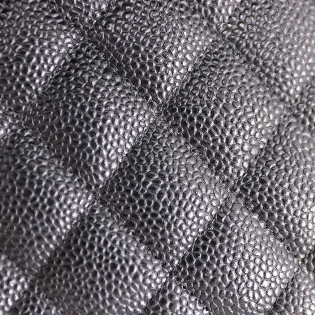 Chanel Classic Caviar Medium Double Flap Bag Black