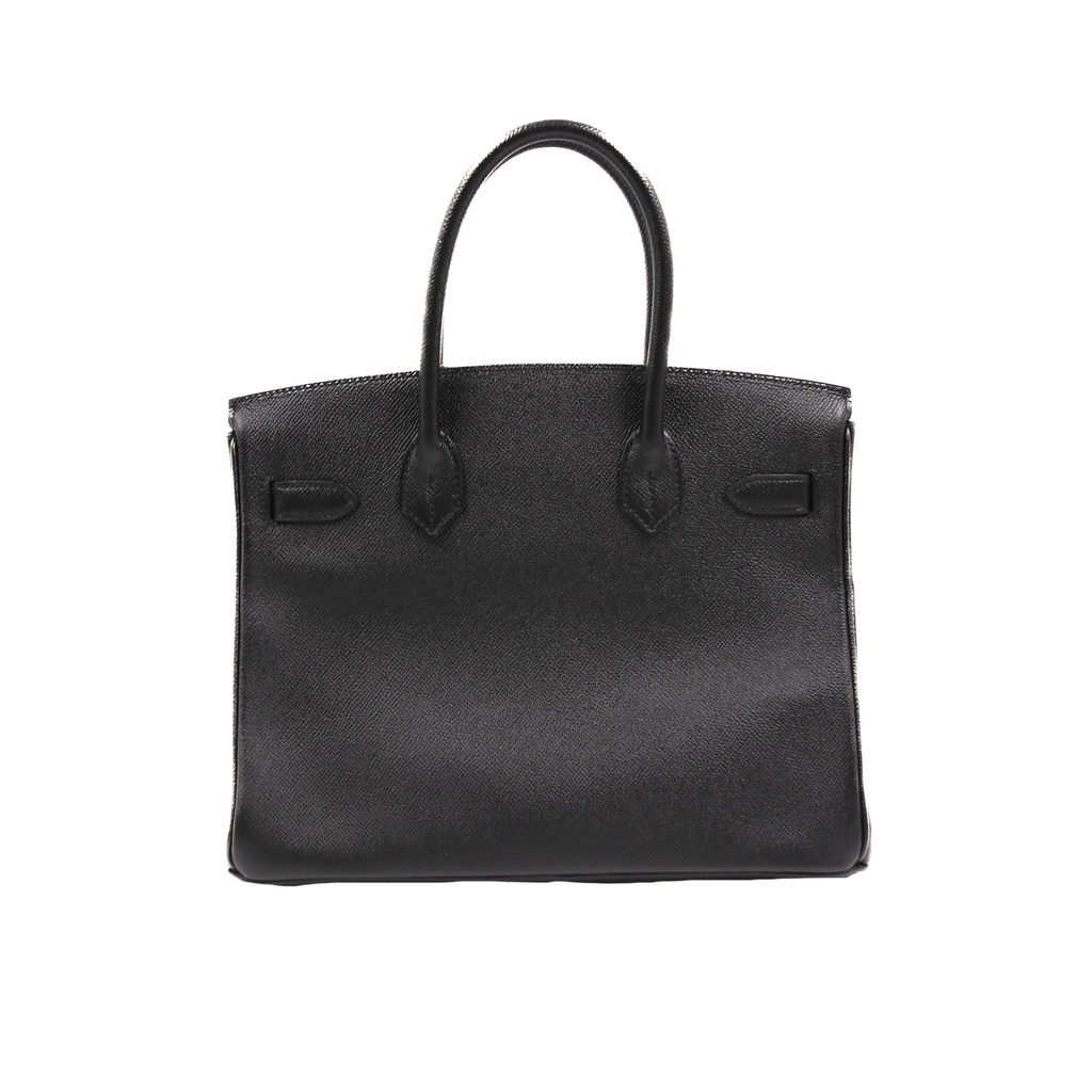 Hermes Birkin 30 Epsom Leather Gold Hardware Year 2018 Black