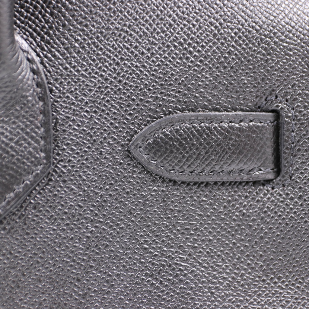 Hermes Birkin 30 Epsom Leather Gold Hardware Year 2018 Black