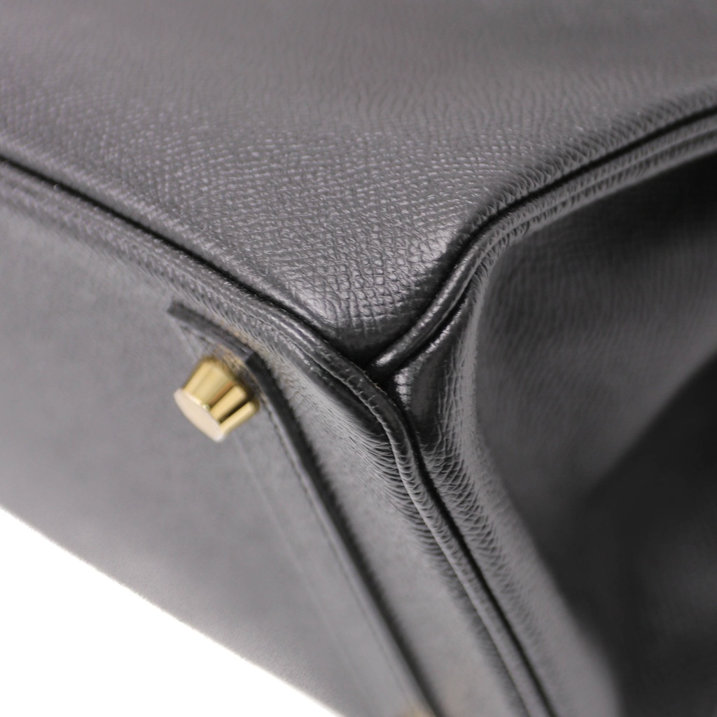 Hermes Birkin 30 Epsom Leather Gold Hardware Year 2018 Black
