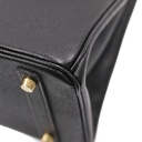 Hermes Birkin 30 Epsom Leather Gold Hardware Year 2018 Black