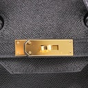 Hermes Birkin 30 Epsom Leather Gold Hardware Year 2018 Black