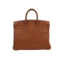 Hermes Birkin 25 Togo Leather Silver Hardware Year 2018