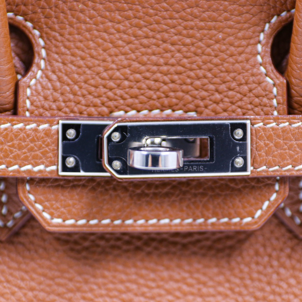 Hermes Birkin 25 Togo Leather Silver Hardware Year 2018