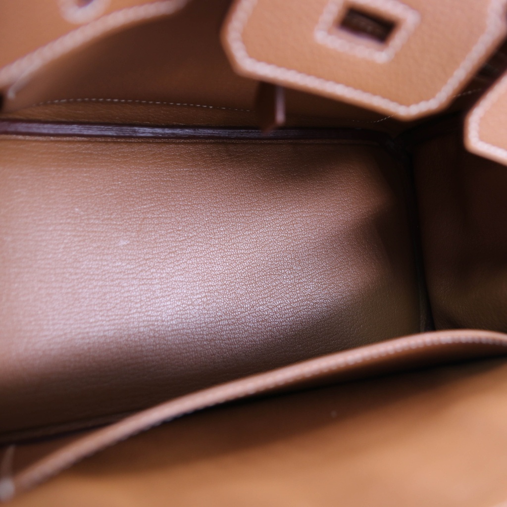 Hermes Birkin 25 Togo Leather Silver Hardware Year 2018