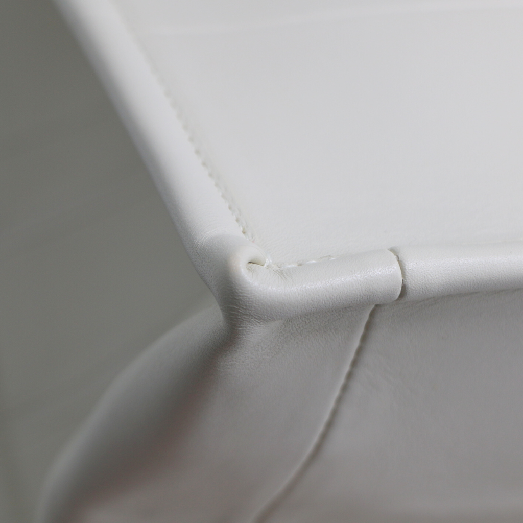 Christian Dior Calfskin Embossed Medium Book Tote Off White