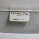 Christian Dior Calfskin Embossed Medium Book Tote Off White