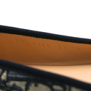 Christian Dior Poeme Ballet Flats In Blue and Beige Oblique In Size 37