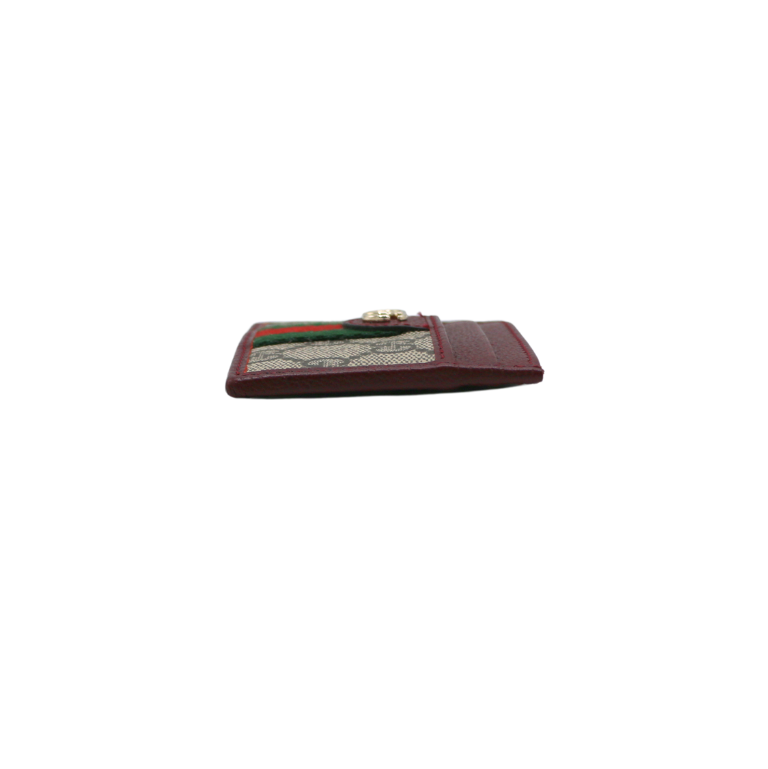 Gucci Ophidia Card Case Burgandy 838486