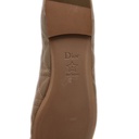 Christian Dior Ballet Flat Nude Quilted Cannage Calfskin Size 37