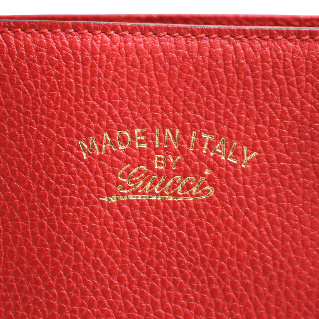 Gucci Swing Leather Top Handle Bag 368324