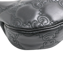 Gucci GG Matelassé Mini Bag In Black Leather 739736