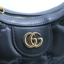 Gucci GG Matelassé Mini Bag In Black Leather 739736
