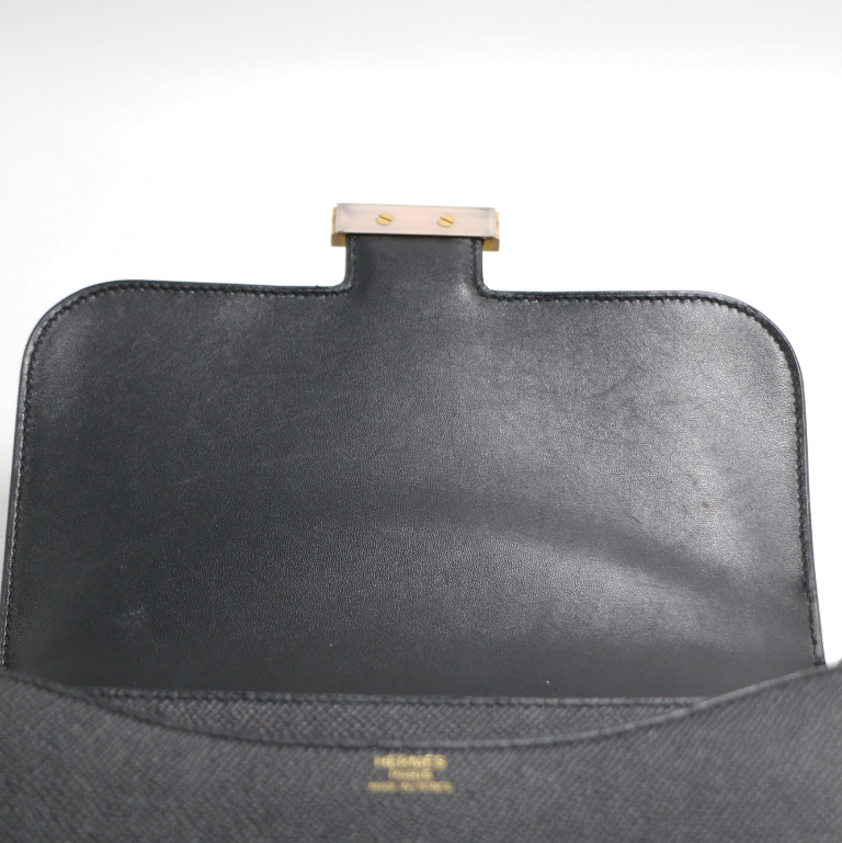Hermes Constance 23 Epsom Black 2018
