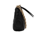 Gucci Gucci GG Matelassé Handbag Leather Black 735049