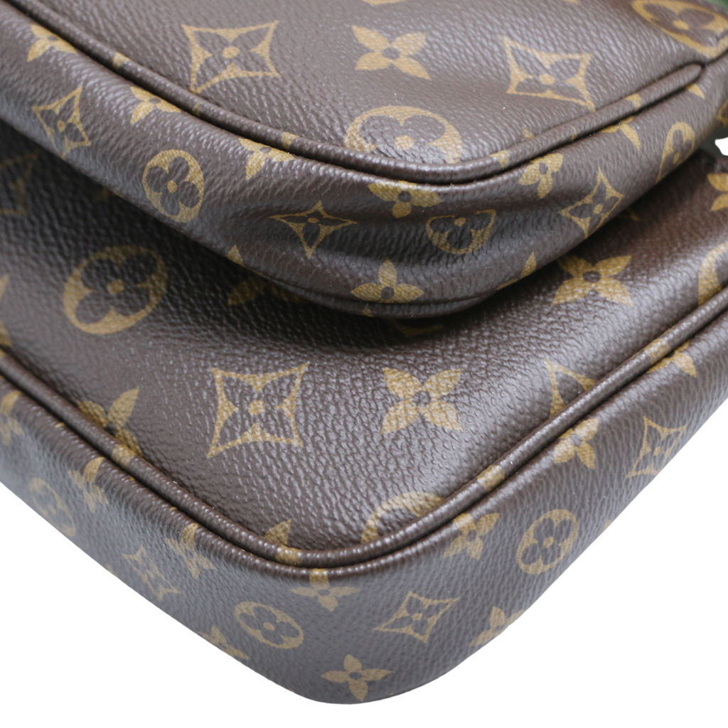 Louis Vuitton Monogram Multi Pochette Accessories Kaki SR0251